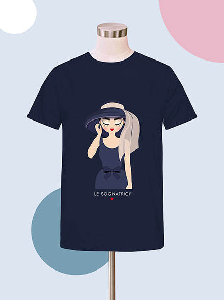 T-shirt Mia - Blu Navy
